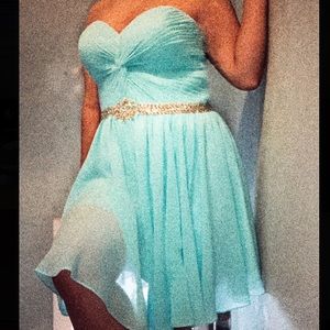 Aqua Special Occasion Dress